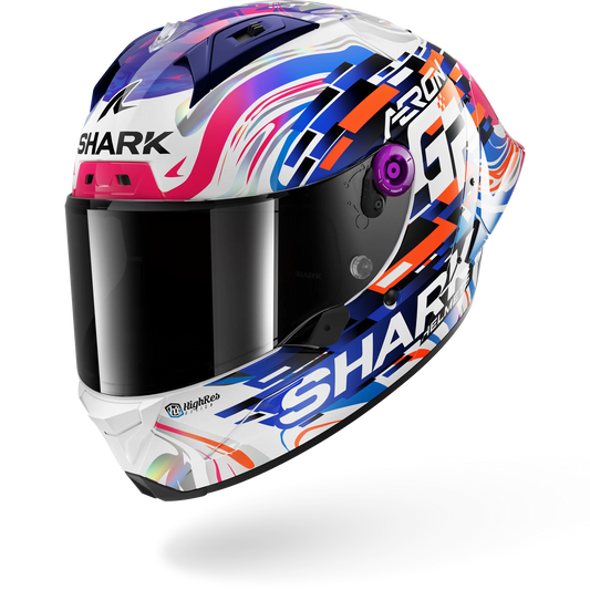 [HE0386EDVBXS] Casco Shark Aeron-Gp Replica Zarco GP de Francia (XS)