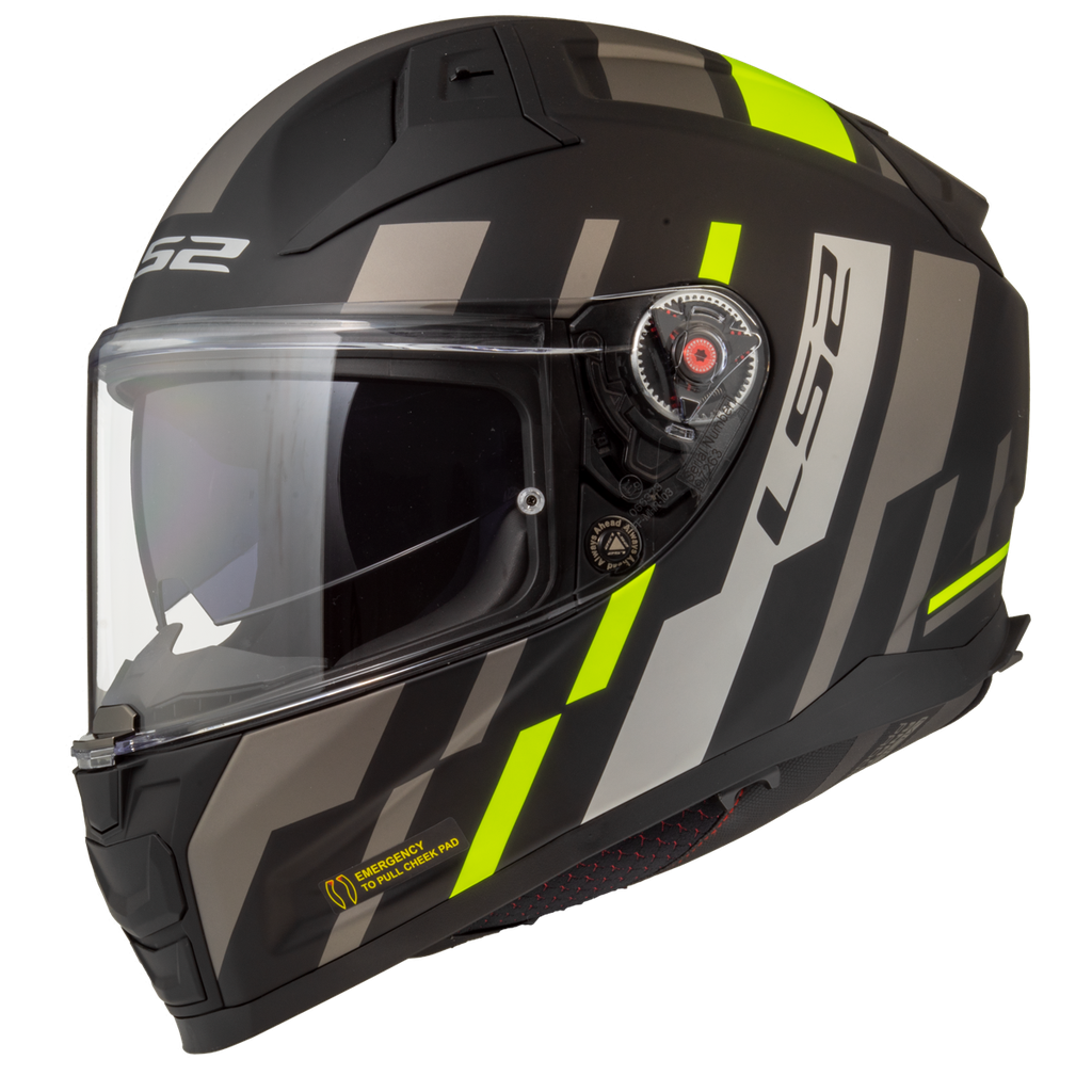 LS2 FF811 VECTOR II TRON M.BLACK H-V YELLOW-06