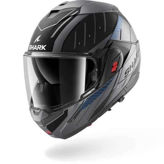 [HE8713EABKXS] Casco Shark Oxo Rydger Mate ABK (XS)