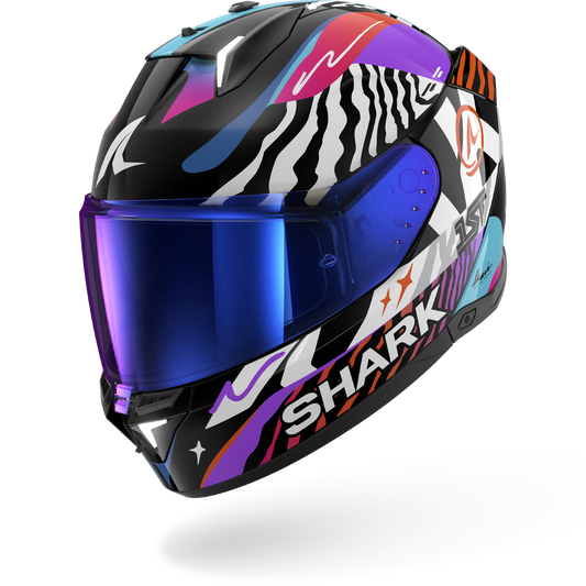 [HE0816EKWOXS] Casco Shark Skwal I3 Speed-Fancy KWO (XS)