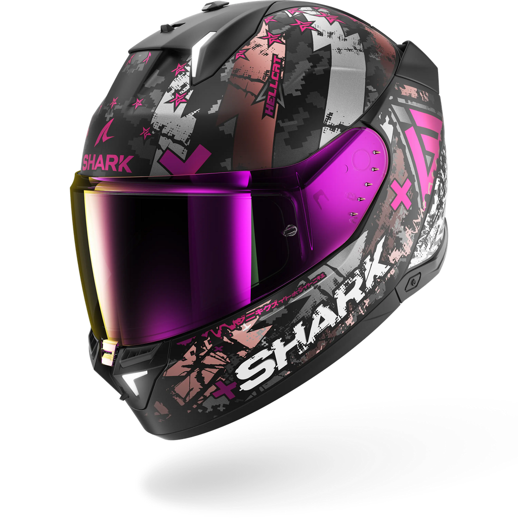 Casco Shark Skwal I3 Hellcat Negro Mate KUV