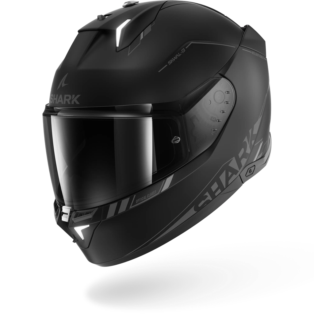 [HE0811EKAKXS] Casco Shark Skwal I3 Blanco Sp Negro Mate KAK (XS)
