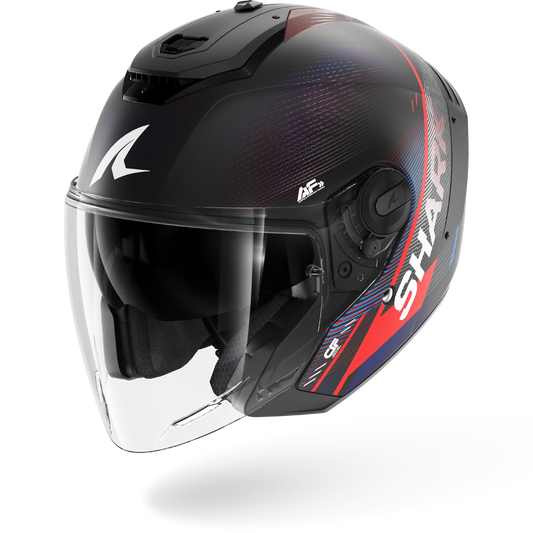 Casco Shark Rs Jet Carbon Speed-Tech Mate DBR