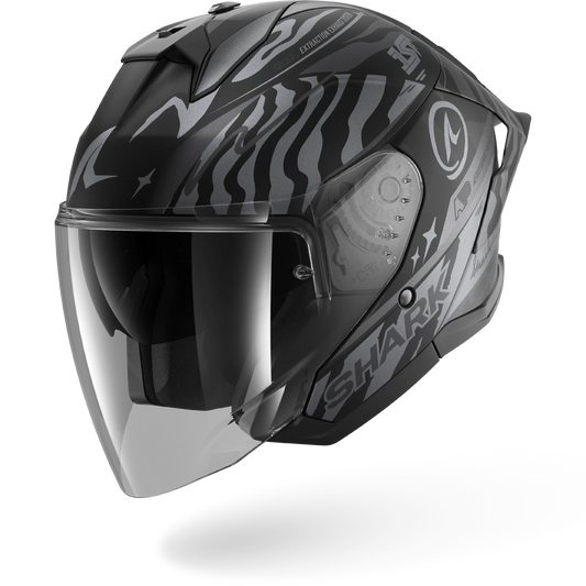 [HE6915EKASXS] Casco Shark Skwal Jet Cup Speed-Fancy Mate KAS (XS)