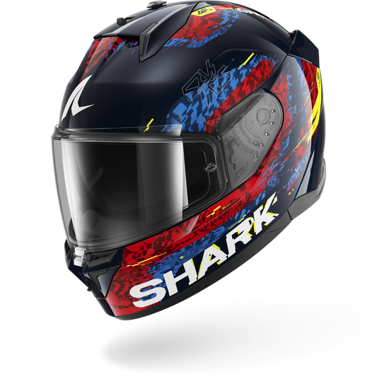 [HE0908EBRBXS] Casco Shark D-Skwal 3 Speed-Vib BRB (XS)