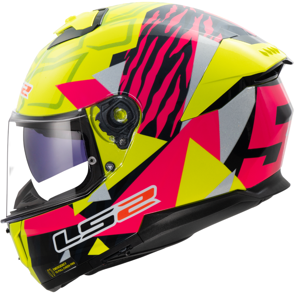 LS2 FF808 STREAM II TIGER H-V YELLOW PINK-06