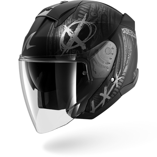 [HE3813EKASXS] Casco Shark Skwal Jet Shiever Mate KAS (XS)