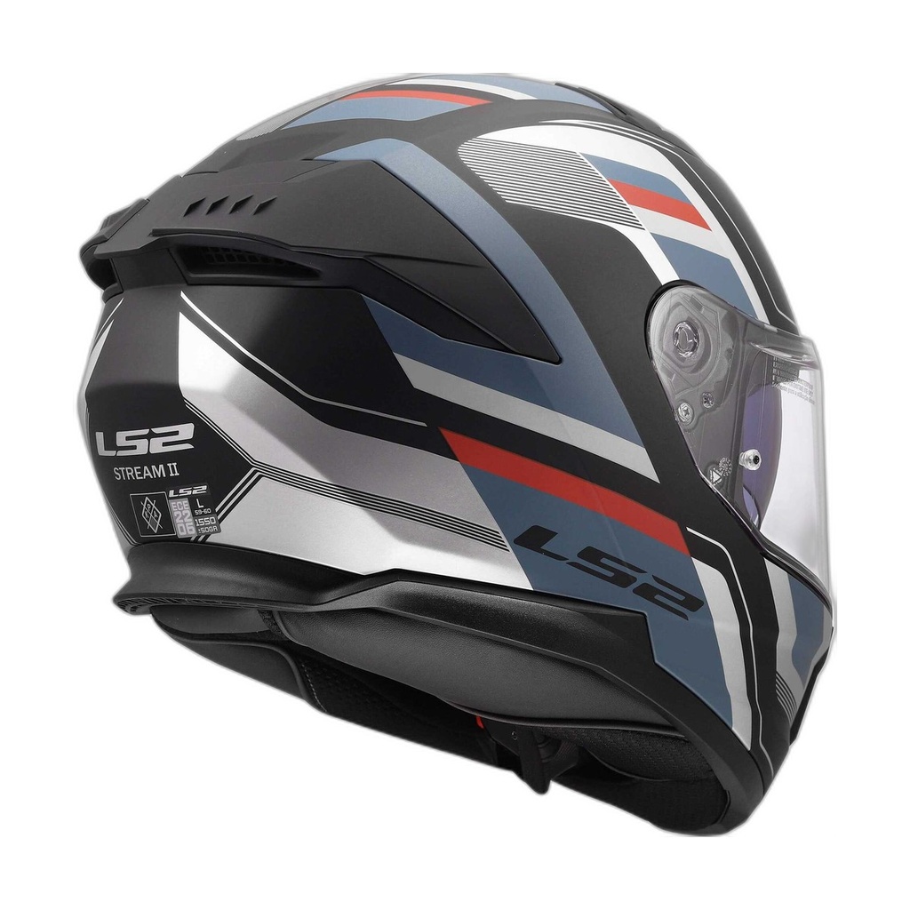 [168082507XS] Casco Moto Integral LS2 FF808 Stream II Shadow Mate Titanio Gris (XS)