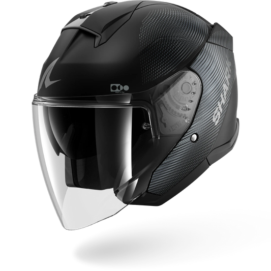 Casco Shark Skwal Jet Sp Lyne Negro Mate
