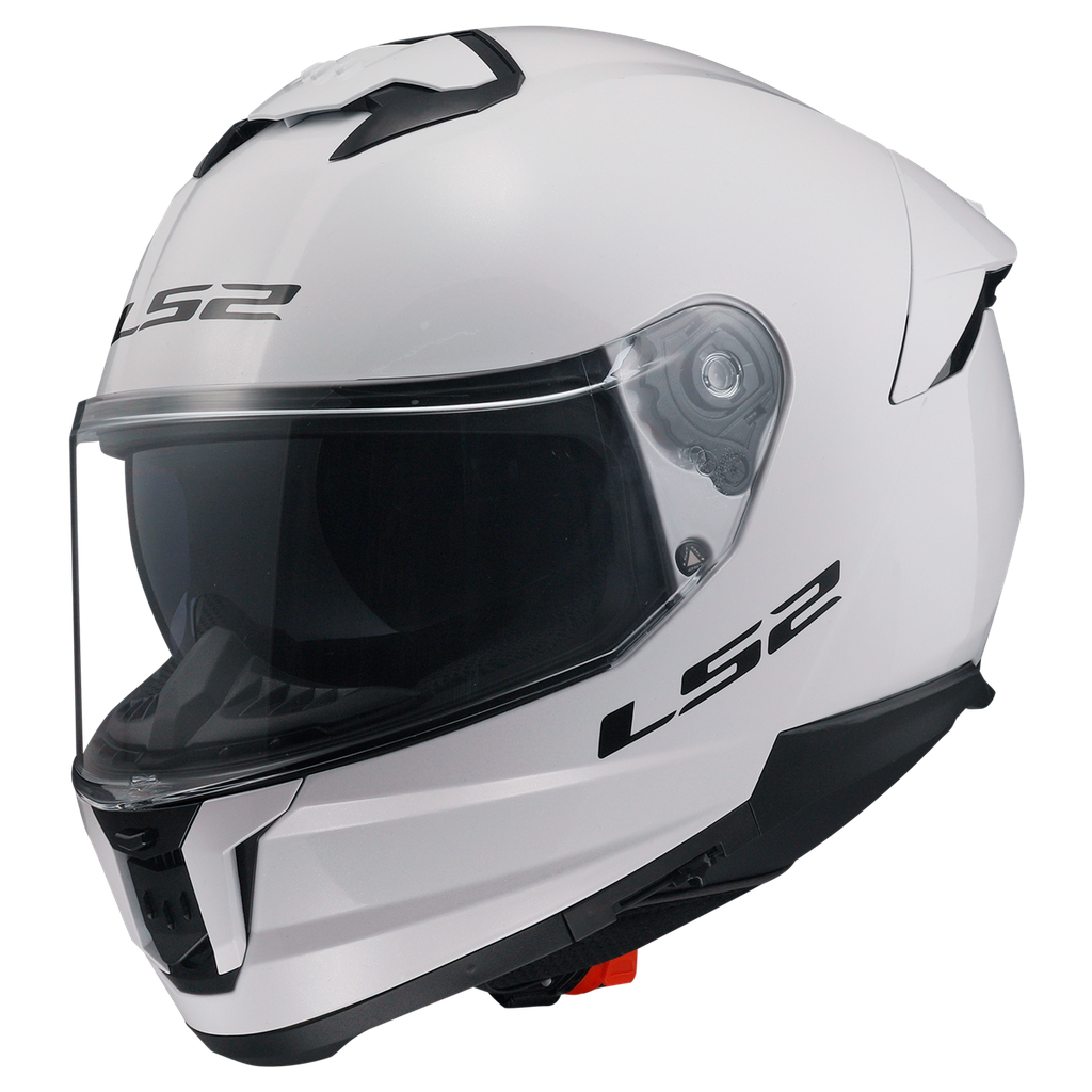 Casco Moto Integral LS2 FF808 Stream II Brillo Blanco