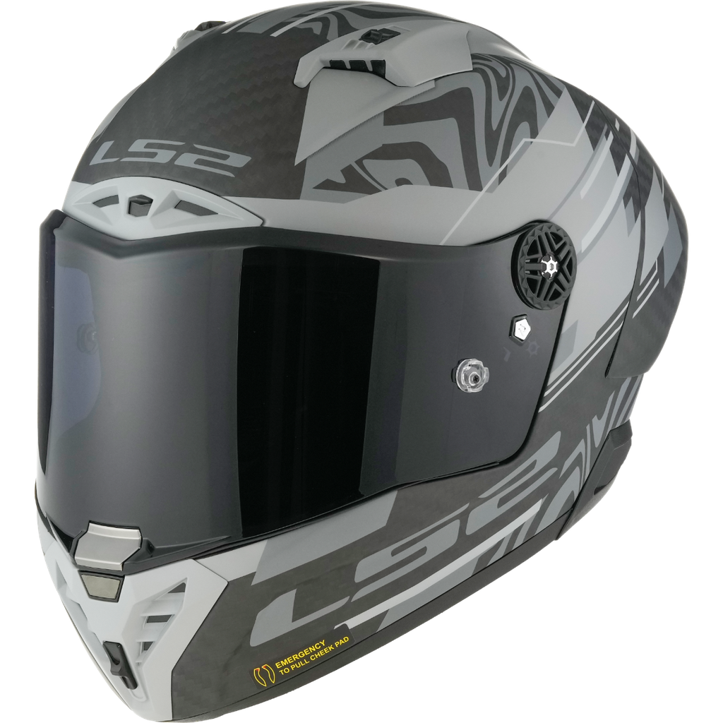 Casco Moto Integral LS2 FF805 Thunder Gp Aero Polar Mate Negro