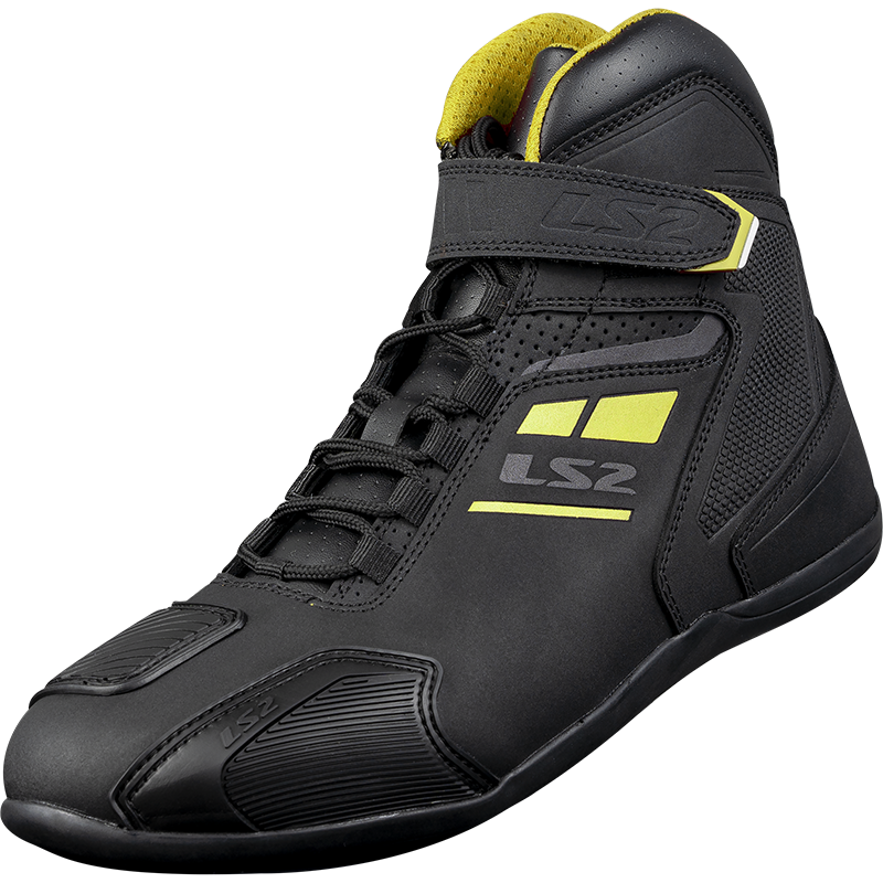 Botas Hombre LS2 GARRA H-V Negro Amarillo