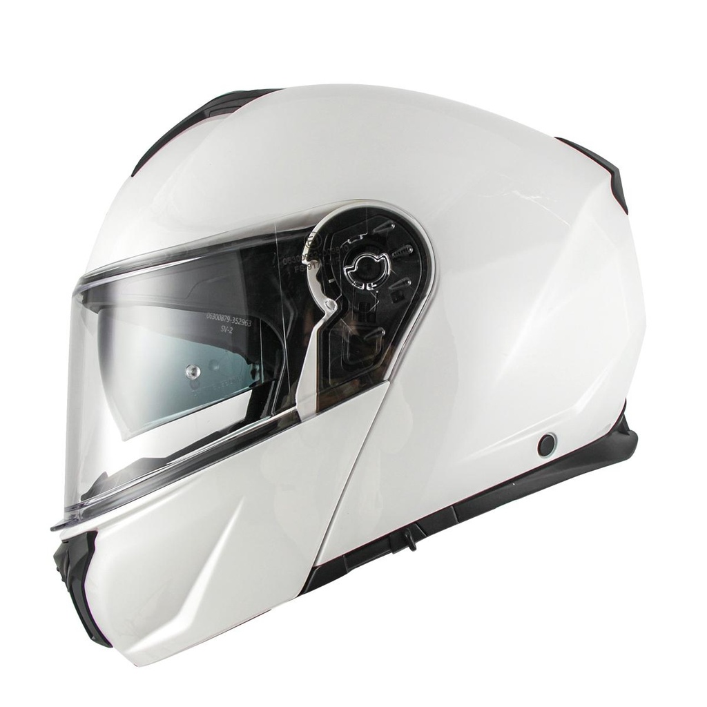 Casco Modular Unik Star DV blanco brillo (XS)
