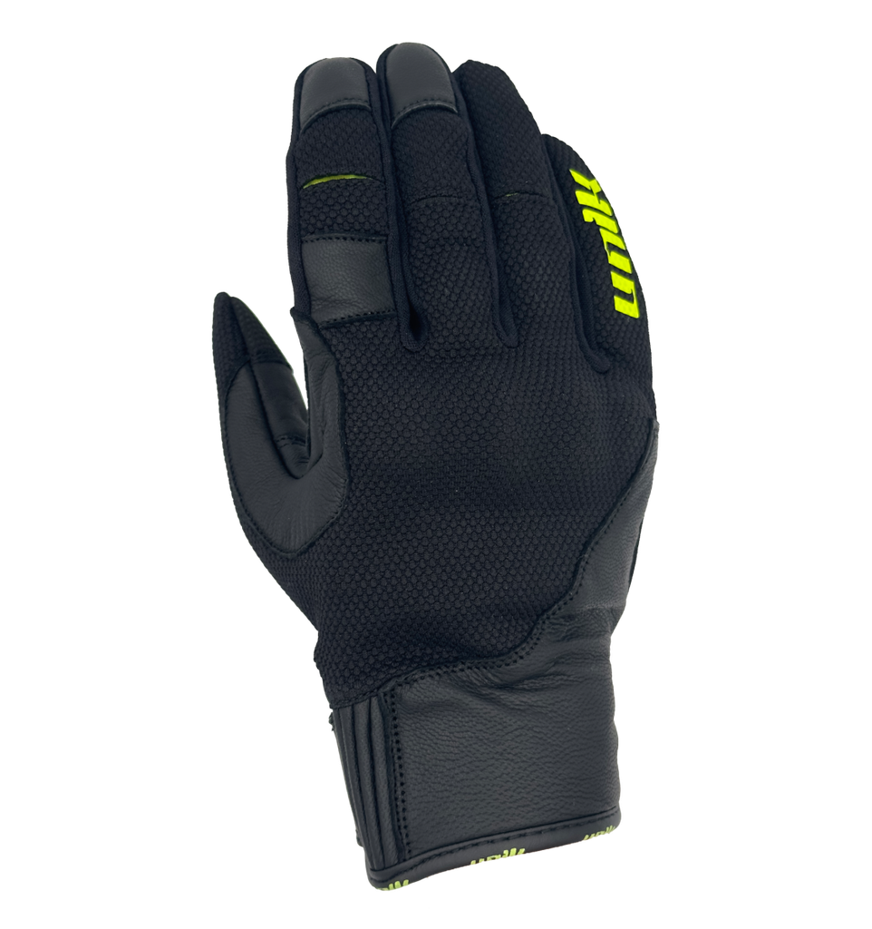 Guante Unik C-96 negro y amarillo fluor (S)
