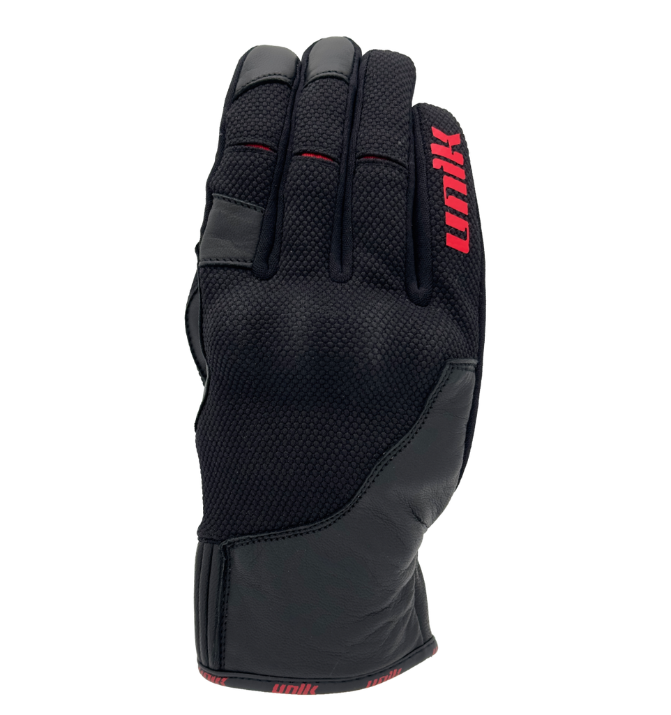 Guante Unik C-96 negro y rojo (S)