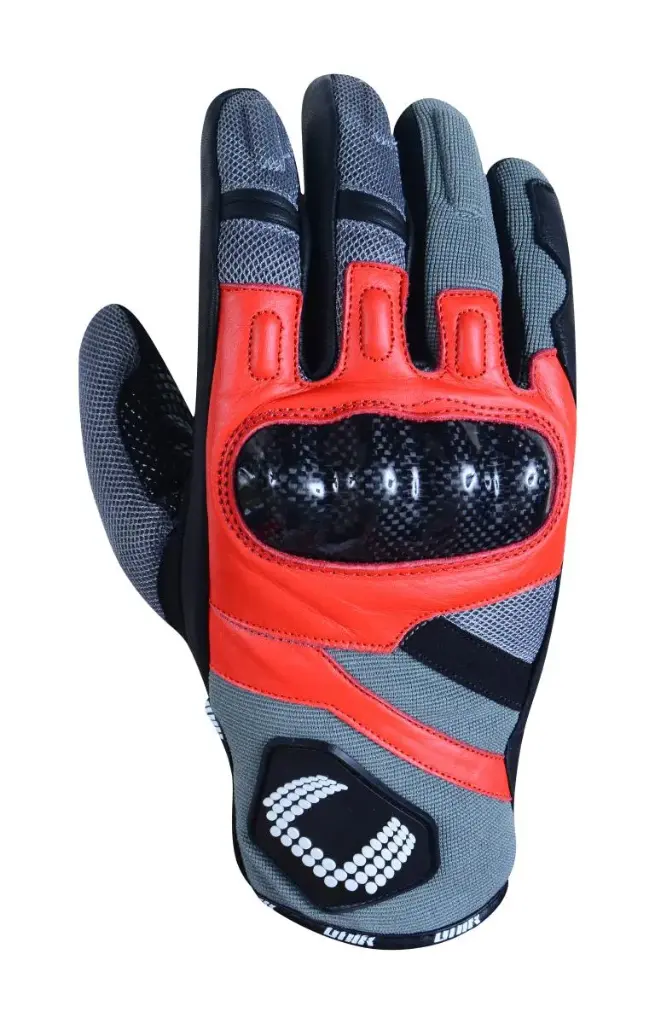 Guante Unik R-36 negro y rojo