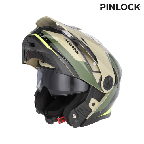 Casco Acerbis Rider Verde Marrón