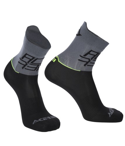 [25.360.290.069] Calcetines Acerbis MTB Light Gris/Amarillo (XXL)