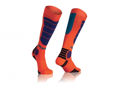 Calcetines Acerbis MX Impact Kid Naranja/Azul