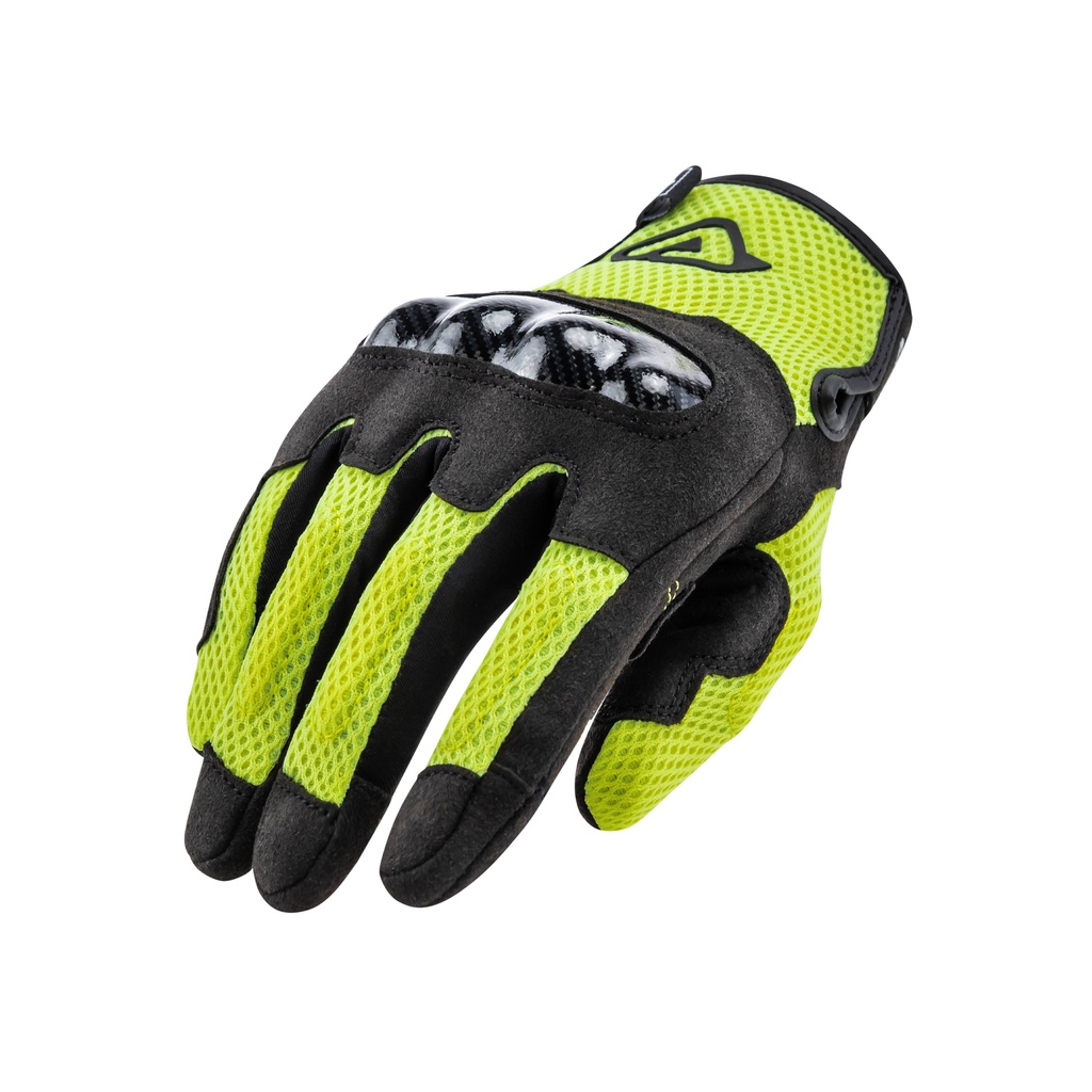 [23.478.318.062] Guantes Acerbis Ramsey MY Ventilados Negro/Amarillo (S)