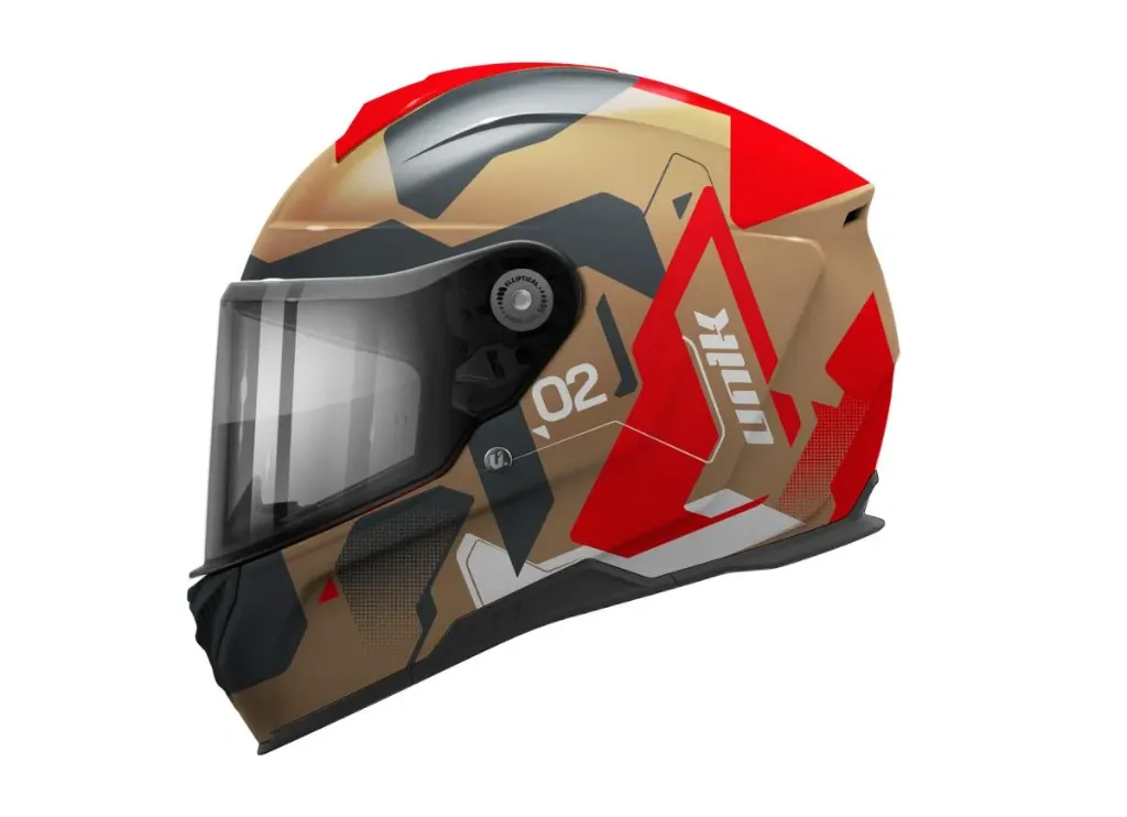 Casco Integral Unik Ultra Cyborg Gold 22.06 (XS)