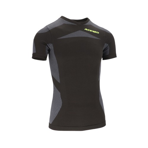 [26.365.318.069] Camiseta Acerbis X-BODY Summer 2.0 Negro/Amarillo (XXL)