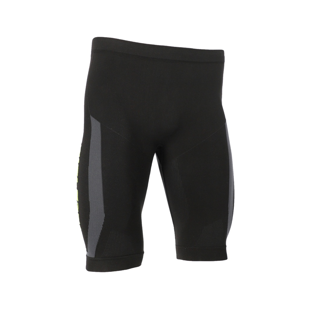 [26.469.318.069] Pantalón Corto Acerbis X-BODY Summer 2.0 Negro/Amarillo (XXL)