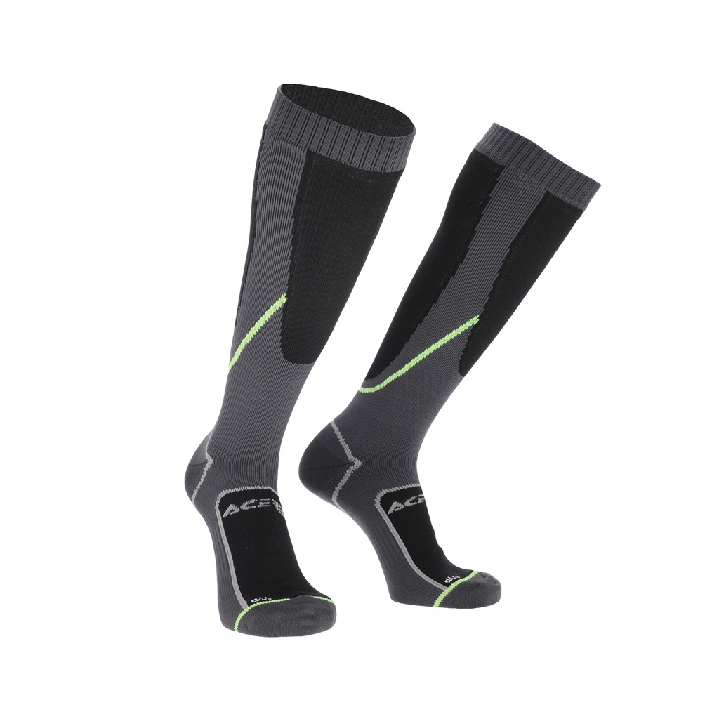 [23.916.318.069] Calcetines Acerbis NO-WET Negro/Amarillo (XXL)