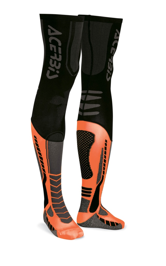 [21.693.313.069] Acerbis SOCKS X-LEG PRO BLACK/ORANGE (XXL)