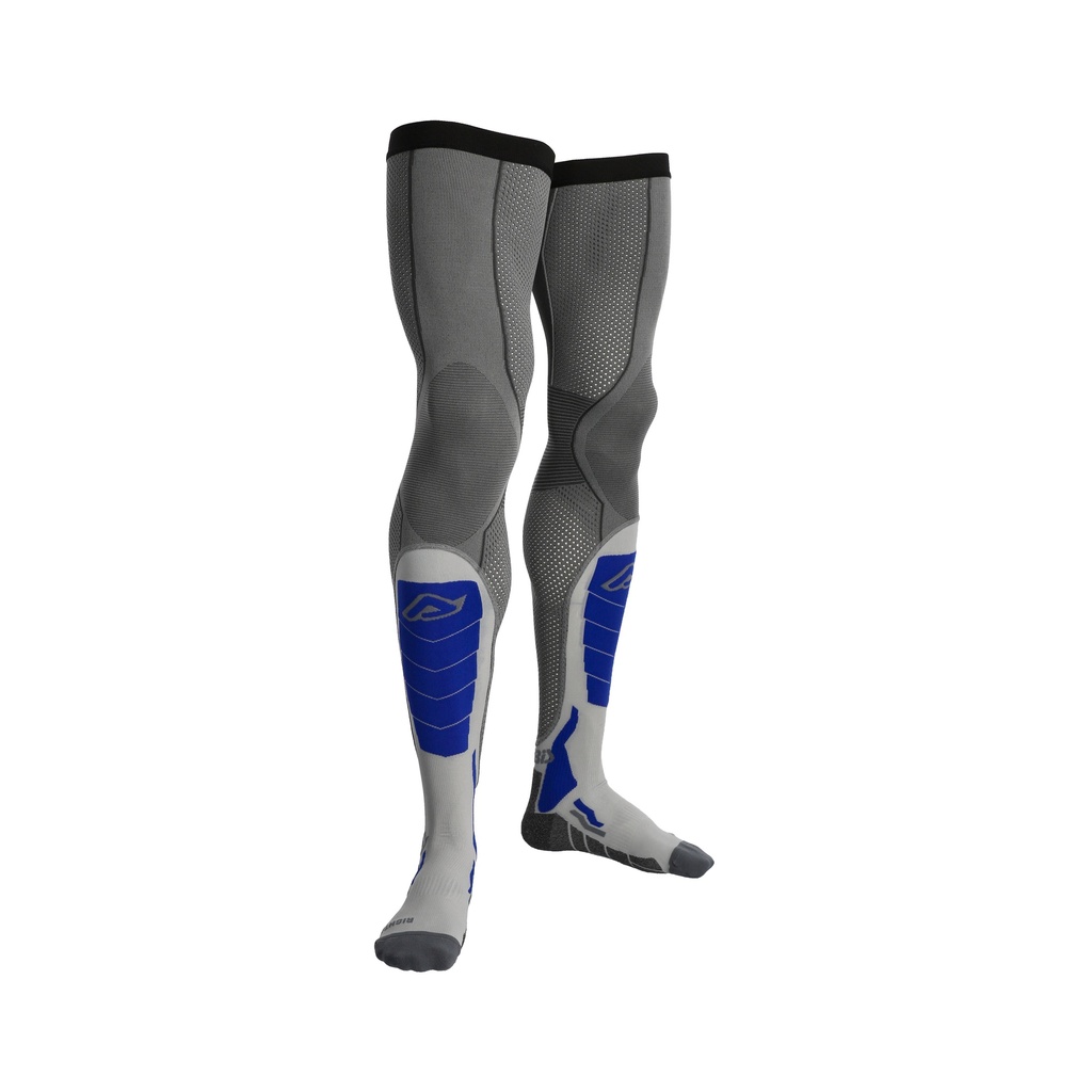 [26.704.288.069] Acerbis SOCKS X-LEG PRO VENTED GREY/BLUE (XXL)