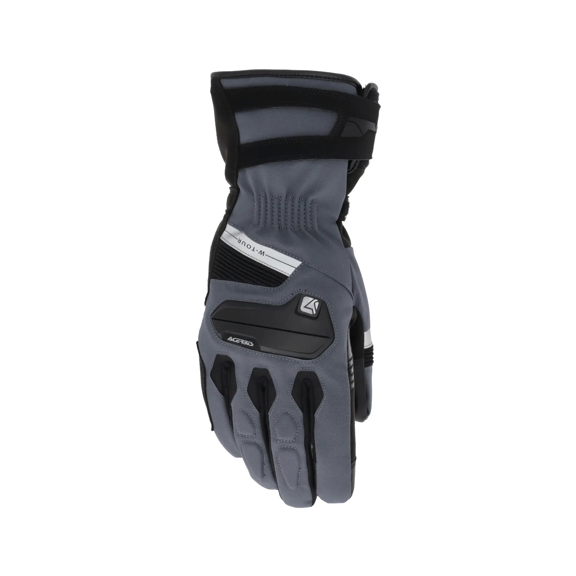 [25.593.319.061] Guantes Acerbis CE Winter Tour Negro/Gris (XS)