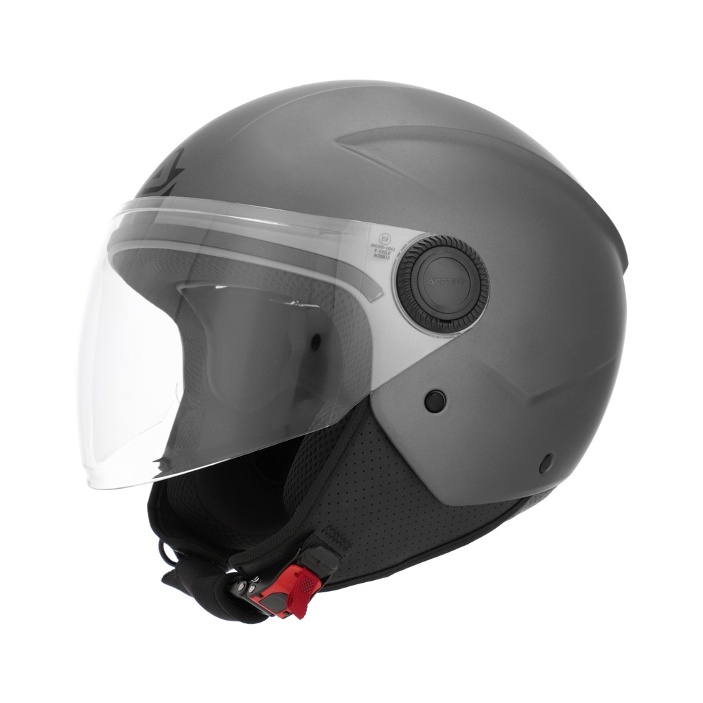 [26.594.763.061] Casco Acerbis Jet Brezza Gris Oscuro Metálico (XS)