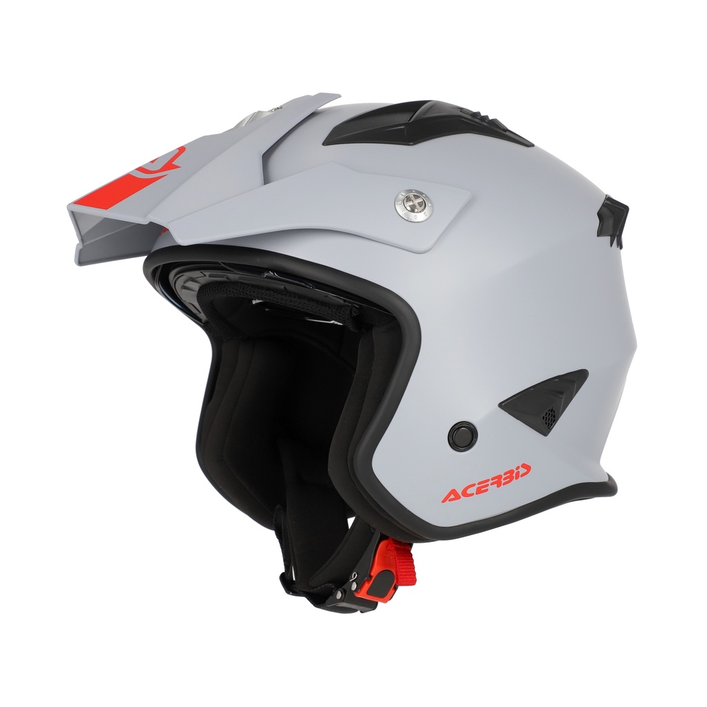 [25.055.076.061] Casco Acerbis JET ARIA 2206 Gris Claro (XS)
