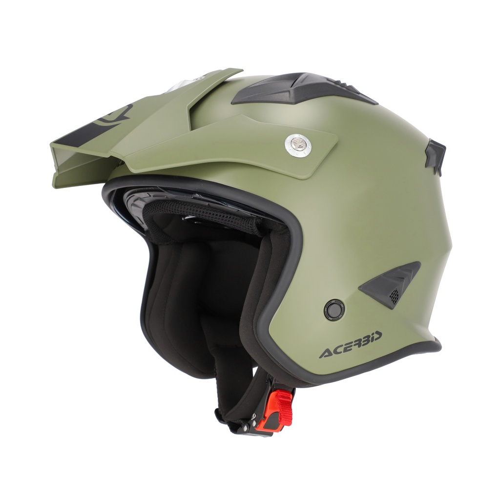 [25.055.582.061] Casco Acerbis JET ARIA 2206 Verde Militar (XS)