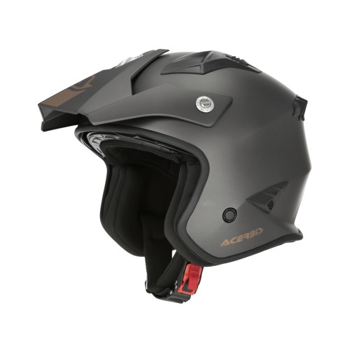 Casco Acerbis JET ARIA Metálico Gris Oscuro