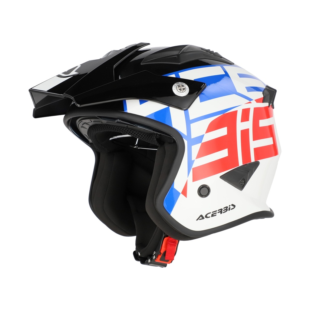 Acerbis HELMET JET ARIA GRAPHIC WHITE/BLUE/RED