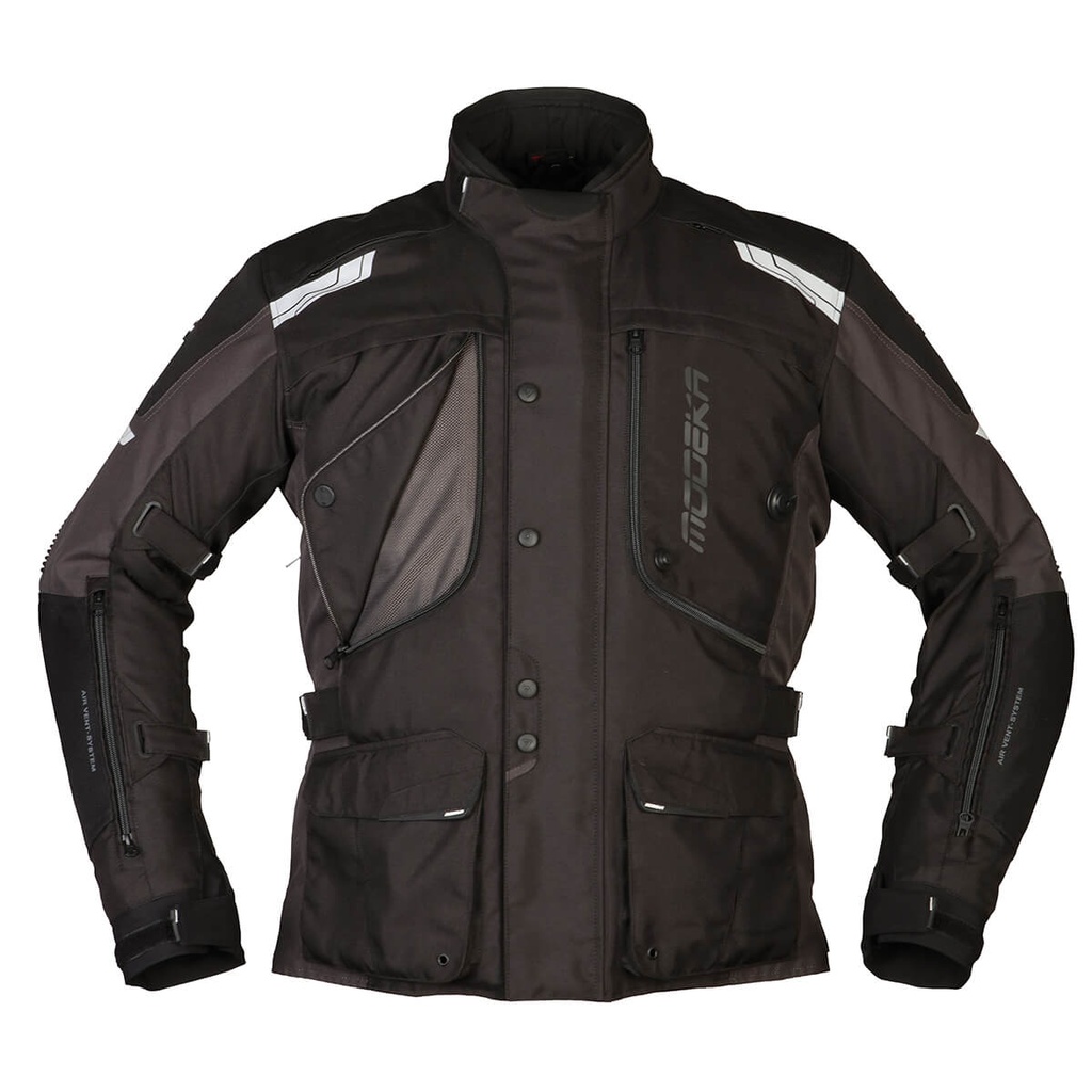 Modeka Chaqueta Aeris Negro/Gris Oscuro