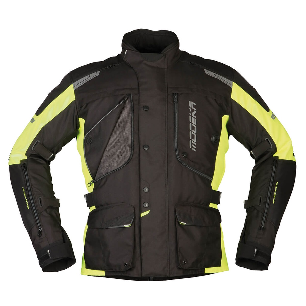Modeka Chaqueta Aeris Negro/Amarillo