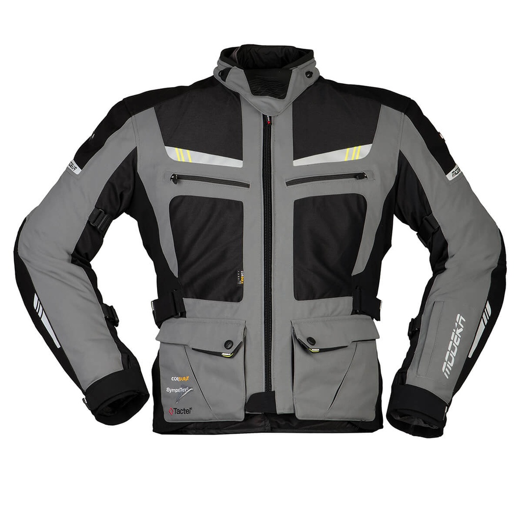 [084640 393 S] Modeka Chaqueta AFT Air Gris/Negro (S)