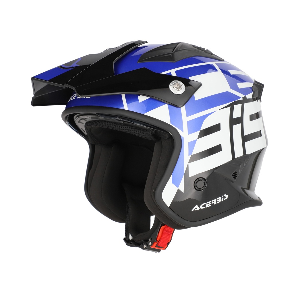 Casco Acerbis Jet Aria Graphic Negro/Azul