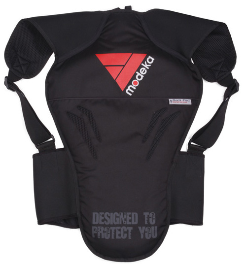 [069830 10 S] Modeka Protector Espalda 6983 Negro (S)
