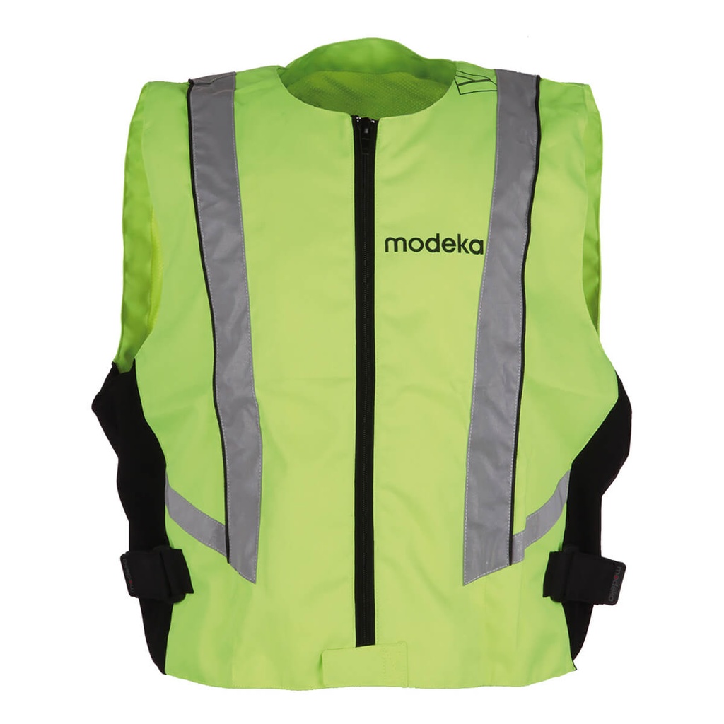 Modeka Reflexweste Basic Amarillo Neón