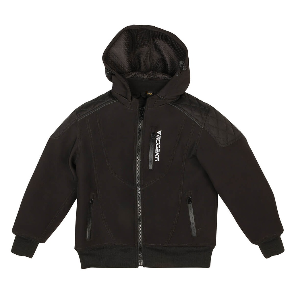 [086565 10 140] Modeka Chaqueta Clarke Kids Negro (140)