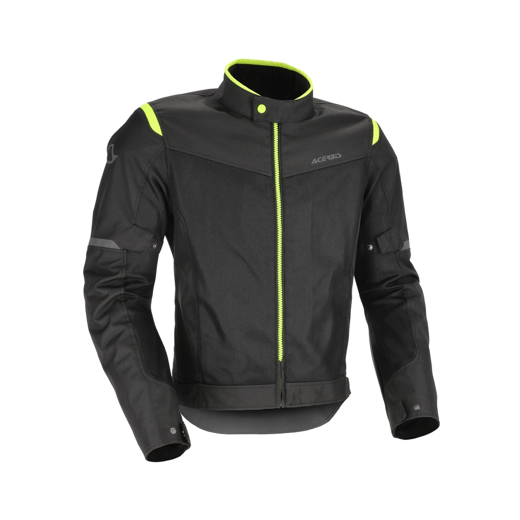 [26.149.318.062] Chaqueta Acerbis Ramsey Ventilado 2.0 CE Negro/Amarillo (S)