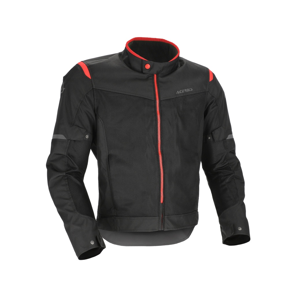Chaqueta Acerbis Ramsey Ventilado 2.0 CE Negro/Rojo