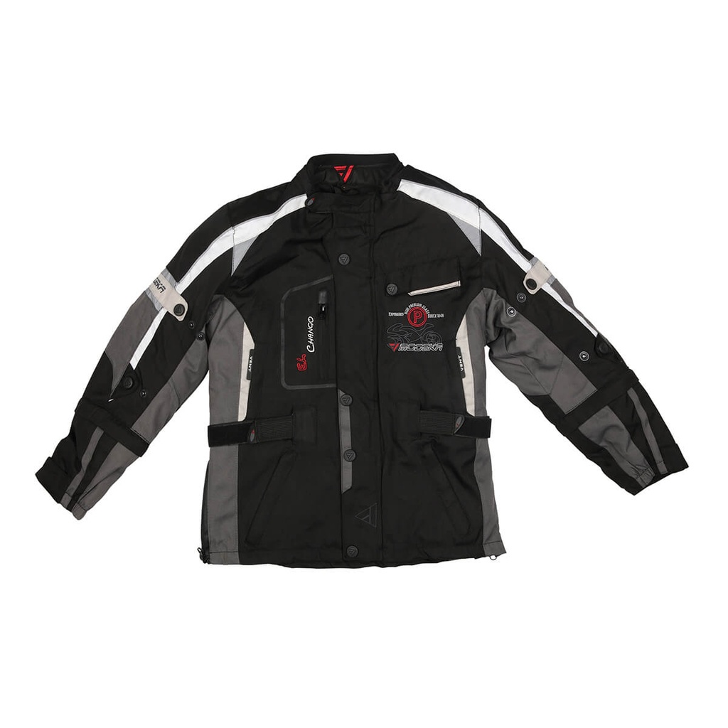 [083249 397 140] Modeka Chaqueta El Chango Kids Negro/Gris (140)