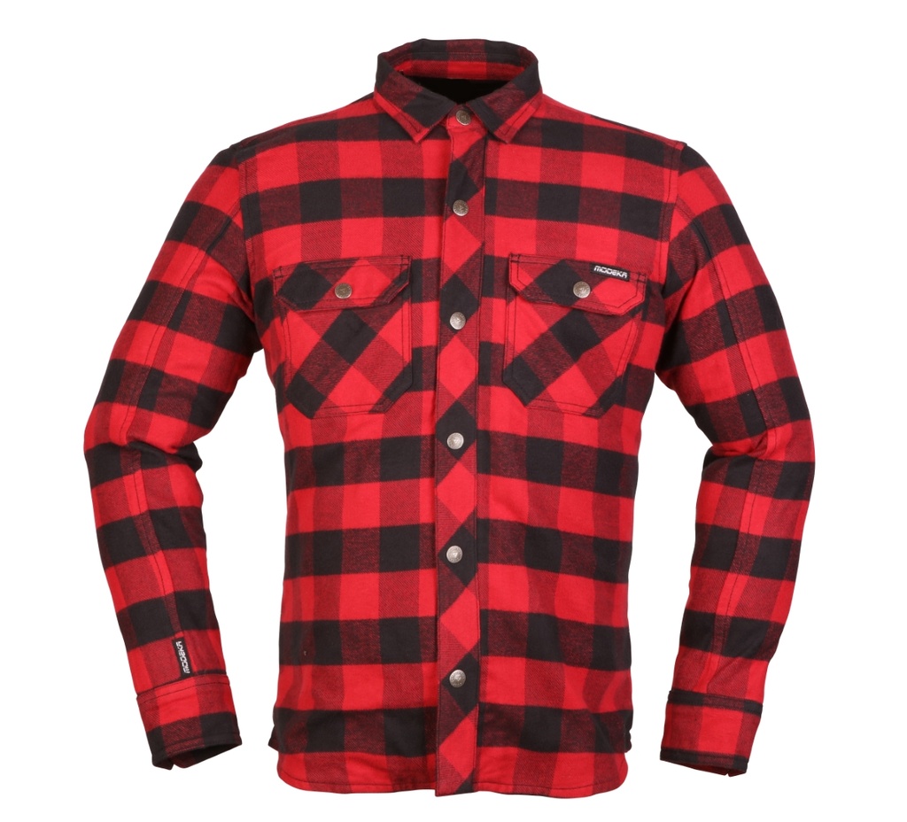Modeka Flanellhemd Nooner Rojo/Negro