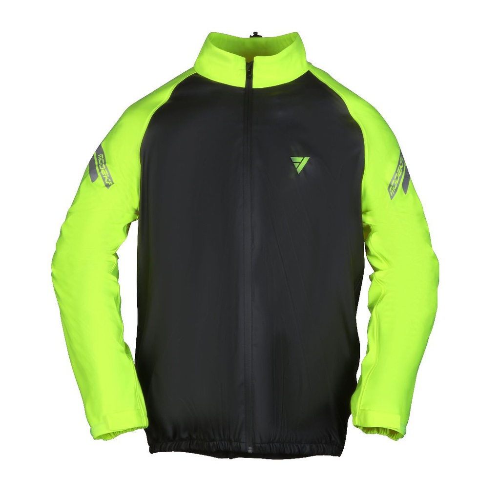 [080330 431 S] Modeka Chaqueta Lluvia Flex Dry Negro/Amarillo (S)