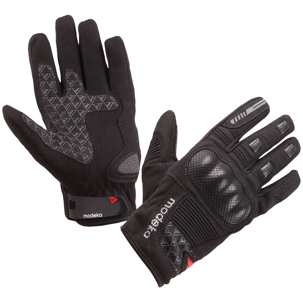 Modeka Guantes Fuego Negro
