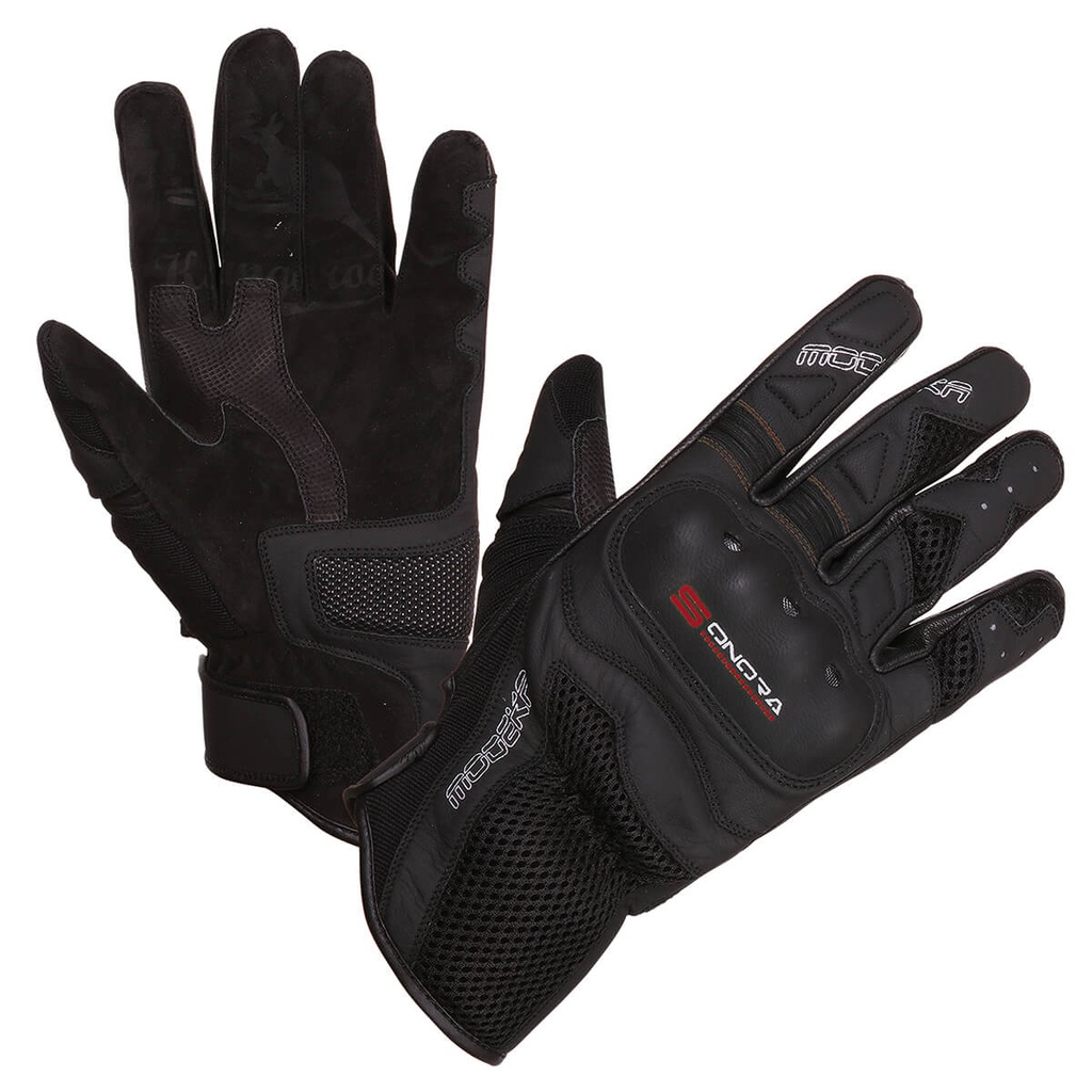 Modeka Guantes Sonora Negro/Rojo
